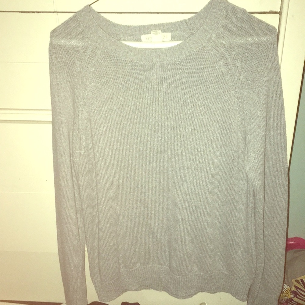 Forever 21 sweater! Grey! Great condition!